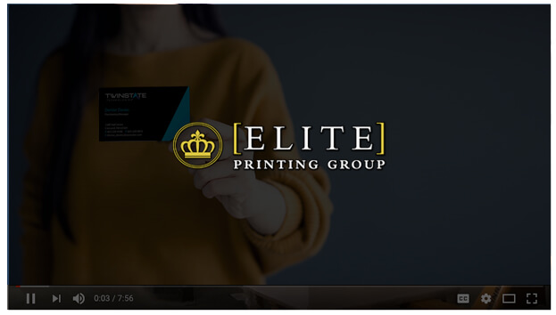 Elite Printing Demo Video